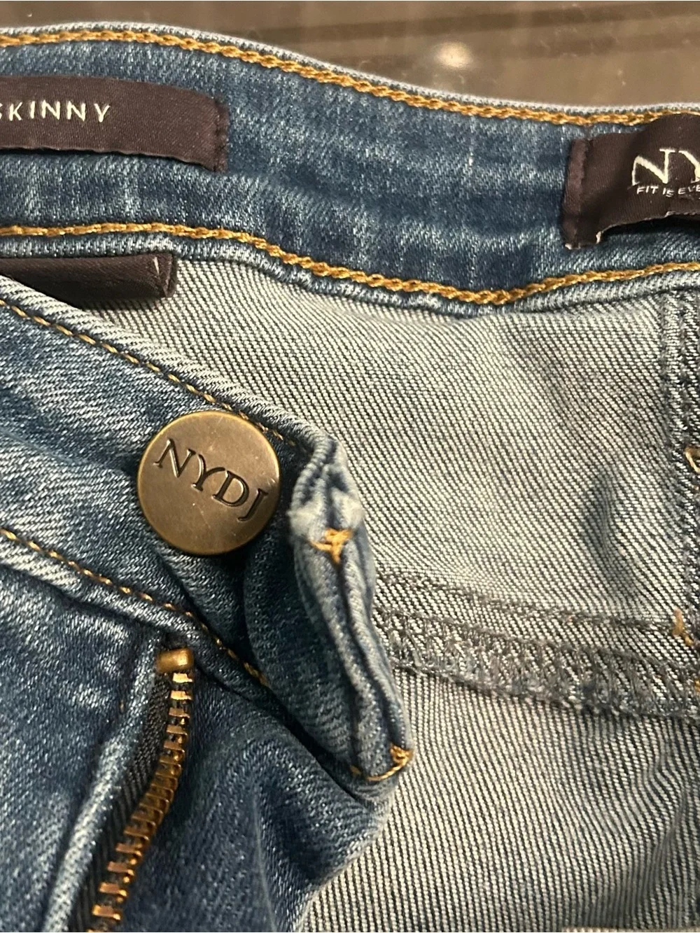 NYDJ Light Blue Skinny Jeans - Picture 2 of 2